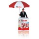 Promo Desk with Parasol Umbrella